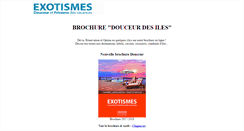 Desktop Screenshot of douceur.exotismes.fr